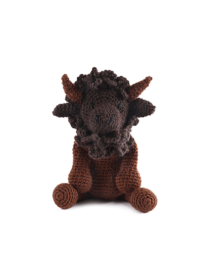 Isaac, American, bison, eds animals, edwards crochet, edwards menagerie, kerry lord